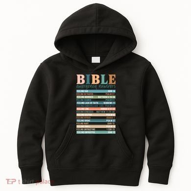 Bible Nutrition Emergency Numbers Kids Hoodie
