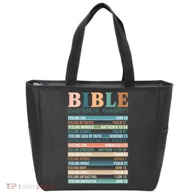 Bible Nutrition Emergency Numbers Tote Bag
