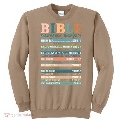 Bible Nutrition Emergency Numbers Sweatshirt