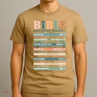 Bible Nutrition Emergency Numbers T-Shirt thumb 3