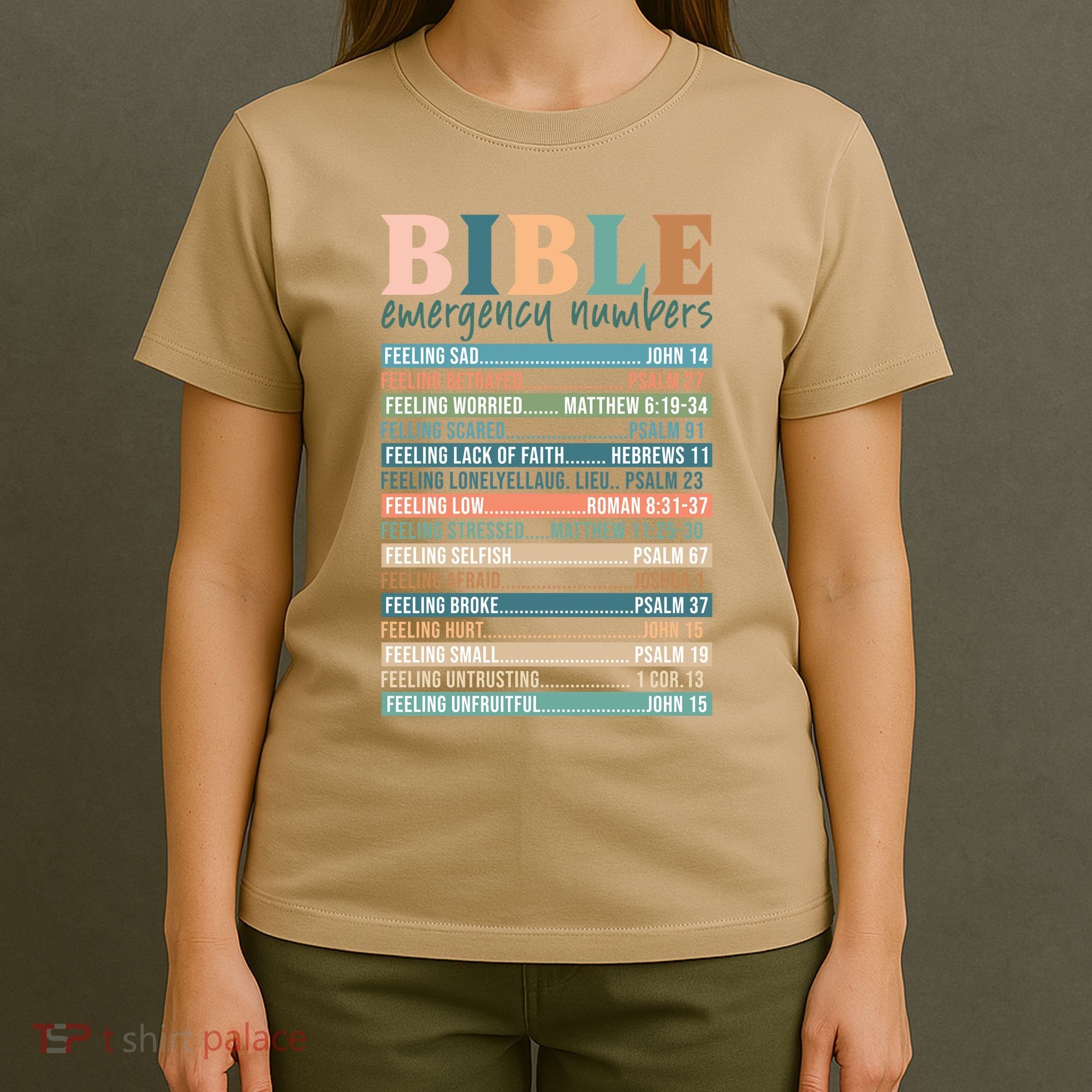 Bible Nutrition Emergency Numbers T-Shirt