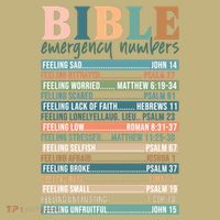 Bible Nutrition Emergency Numbers Mousepad thumb 1