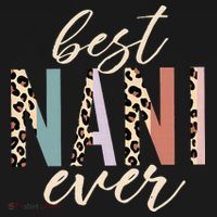 Best Nani Ever Gifts Leopard Print Mothers Day Sweatshirt thumb 3