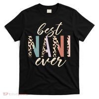 Best Nani Ever Gifts Leopard Print Mothers Day T-Shirt thumb 0
