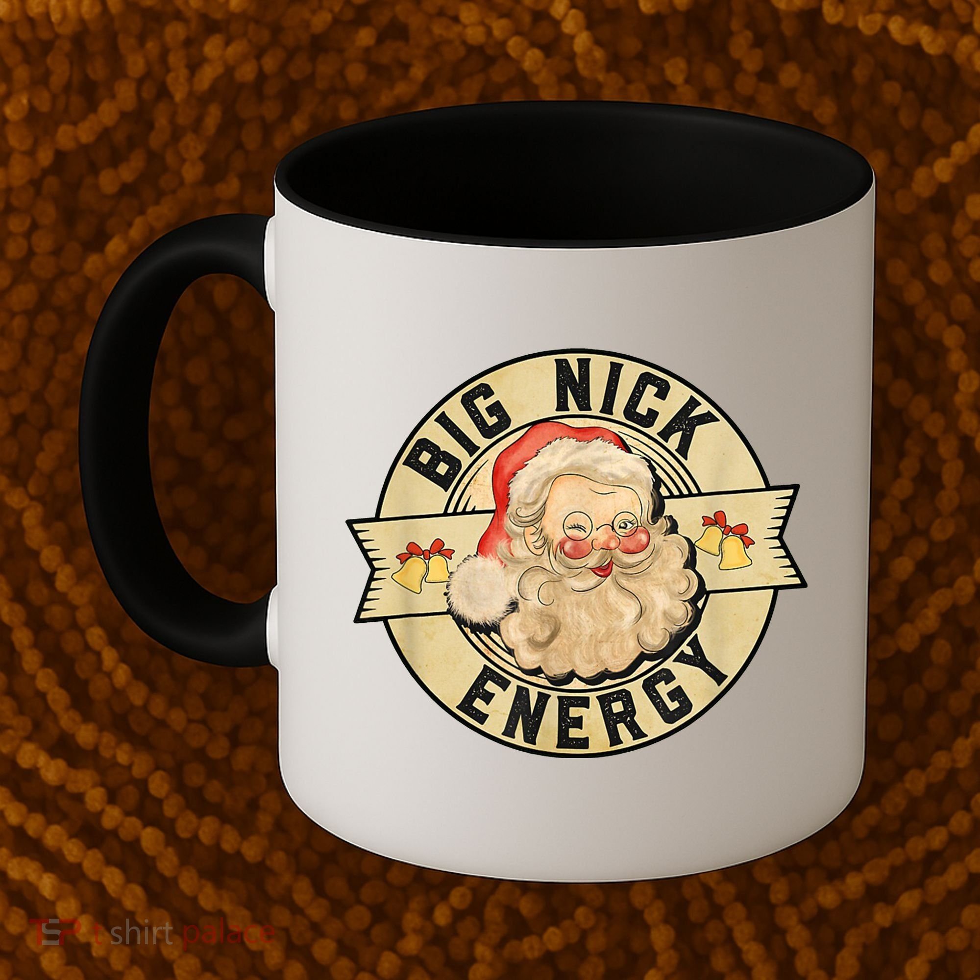 Big Nick Energy Retro Stamped Logo Coffee Mug