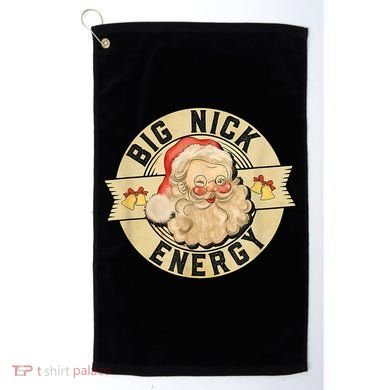 Big Nick Energy Retro Stamped Logo Golf Towel