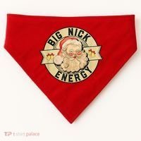 Big Nick Energy Retro Stamped Logo USA-Made Doggie Bandana thumb 0