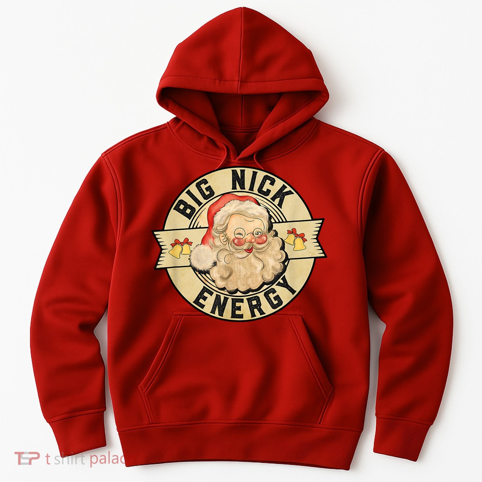 Big Nick Energy Retro Stamped Logo Hoodie