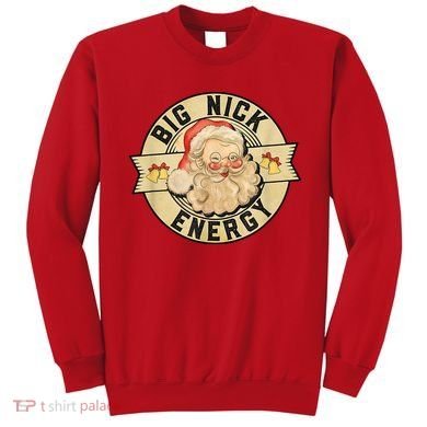 Big Nick Energy Retro Stamped Logo Sweatshirt