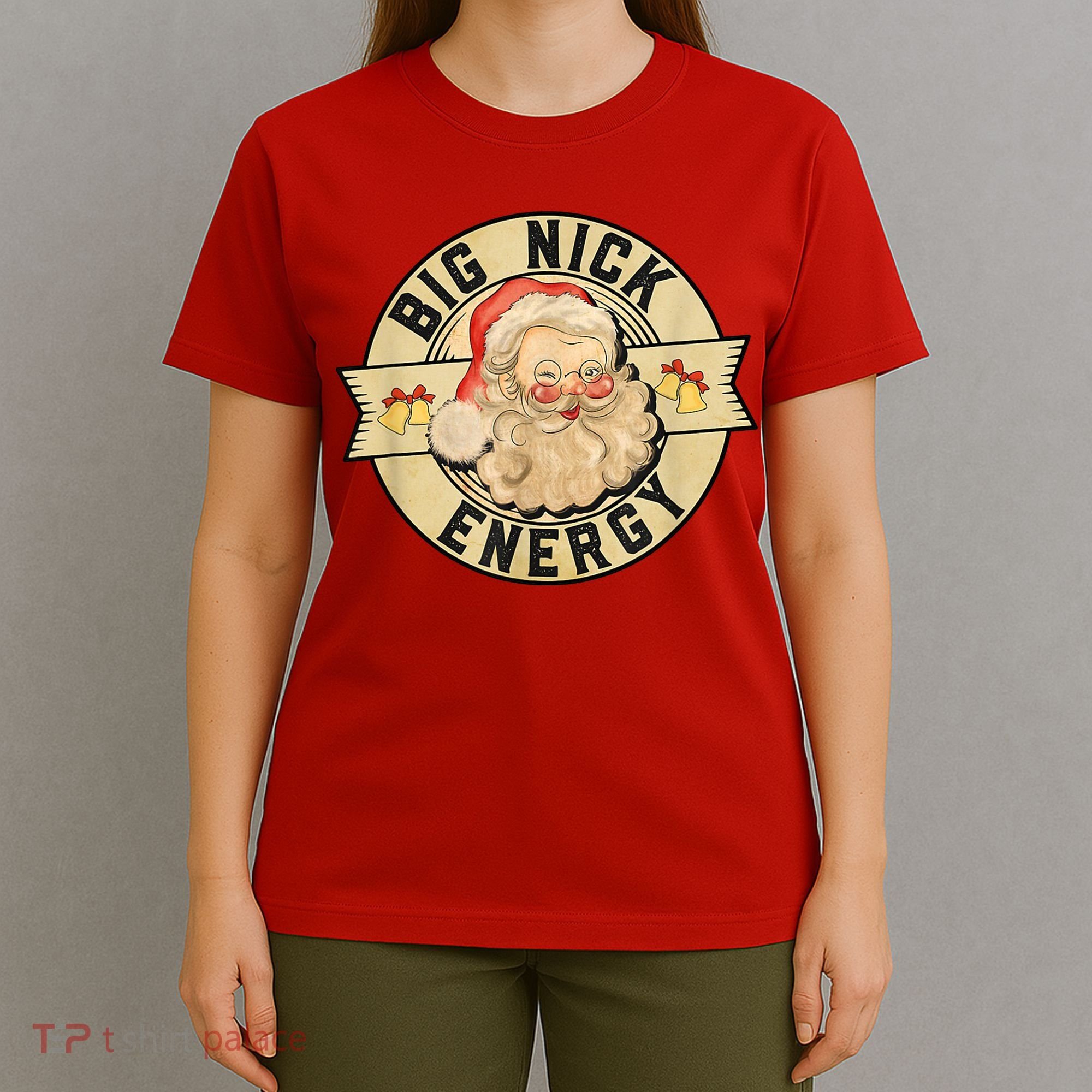 Big Nick Energy Retro Stamped Logo T-Shirt