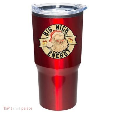 Big Nick Energy Retro Stamped Logo Tumbler