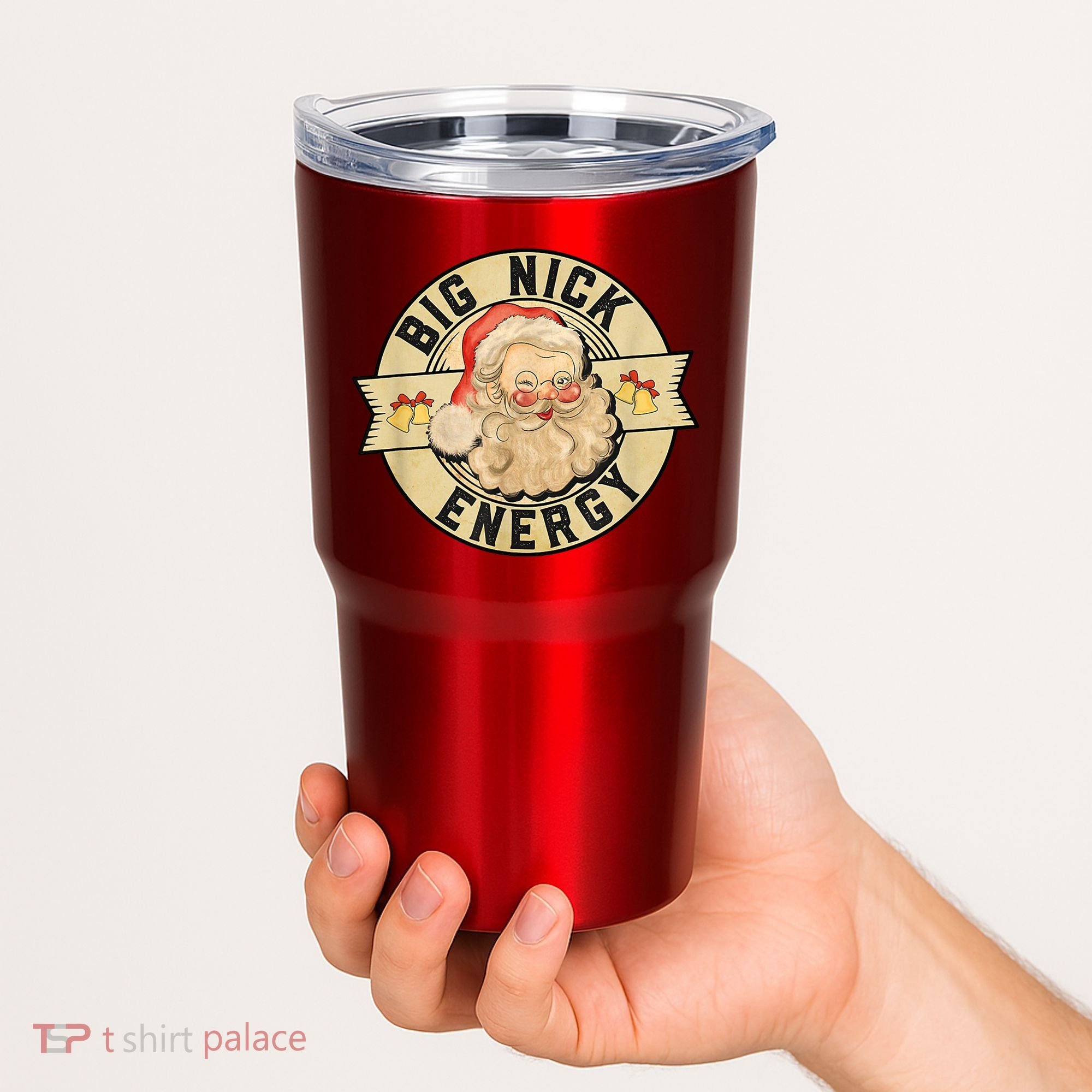 Big Nick Energy Retro Stamped Logo Tumbler