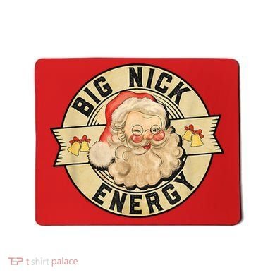 Big Nick Energy Retro Stamped Logo Mousepad