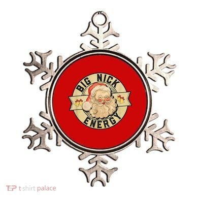Big Nick Energy Retro Stamped Logo Ornament
