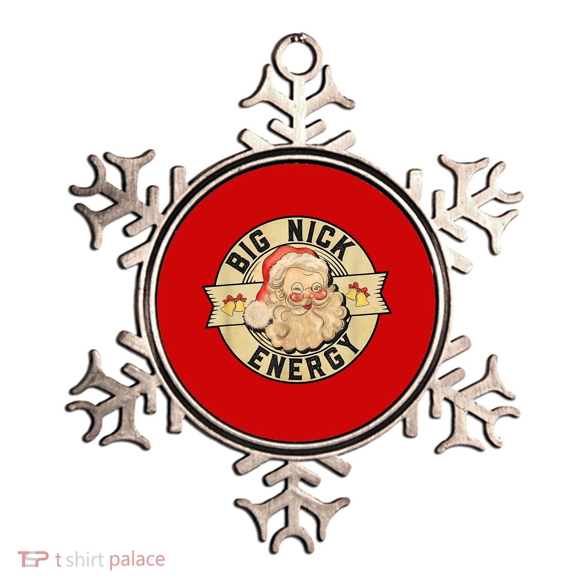 Big Nick Energy Retro Stamped Logo Ornament