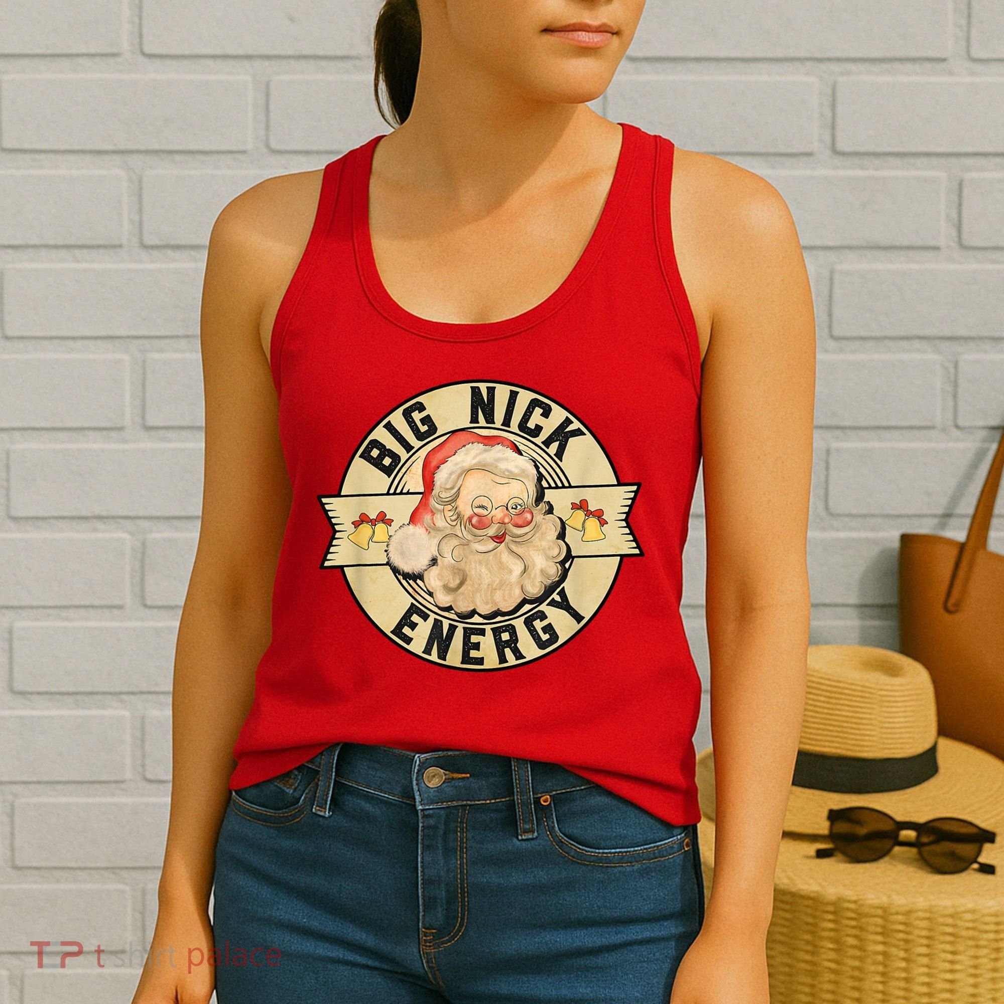 Big Nick Energy Retro Stamped Logo Women's Tank Top
