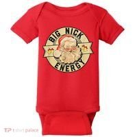 Big Nick Energy Retro Stamped Logo Baby Bodysuit thumb 0