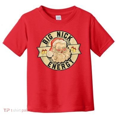 Big Nick Energy Retro Stamped Logo Toddler T-Shirt