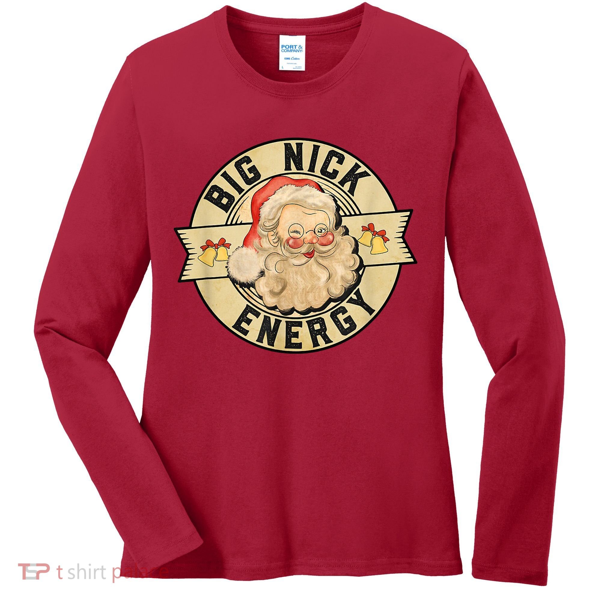 Big Nick Energy Retro Stamped Logo Women's Long Sleeve Shirt