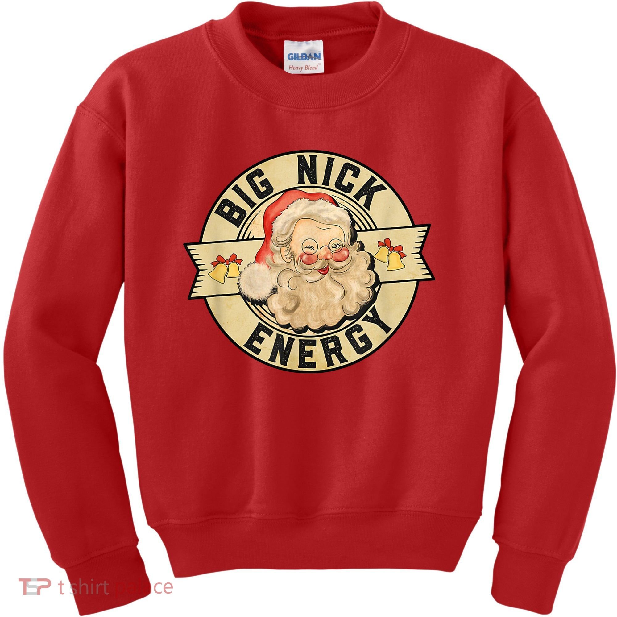 Big Nick Energy Retro Stamped Logo Kids Sweatshirt