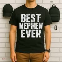 Best Nephew Ever Funny Nephew T-Shirt thumb 6