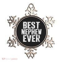 Best Nephew Ever Funny Nephew Ornament thumb 0