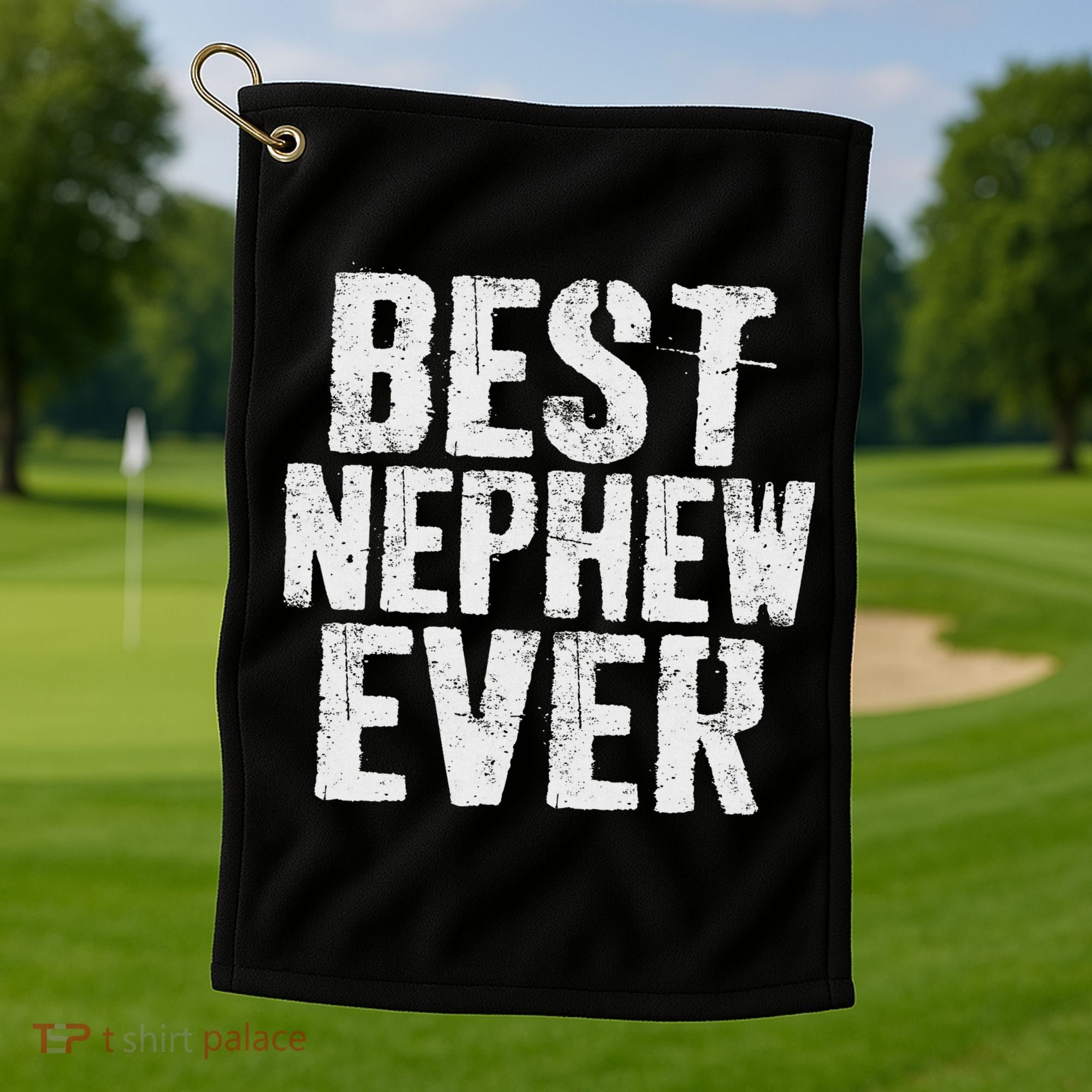 Best Nephew Ever Funny Nephew Golf Towel