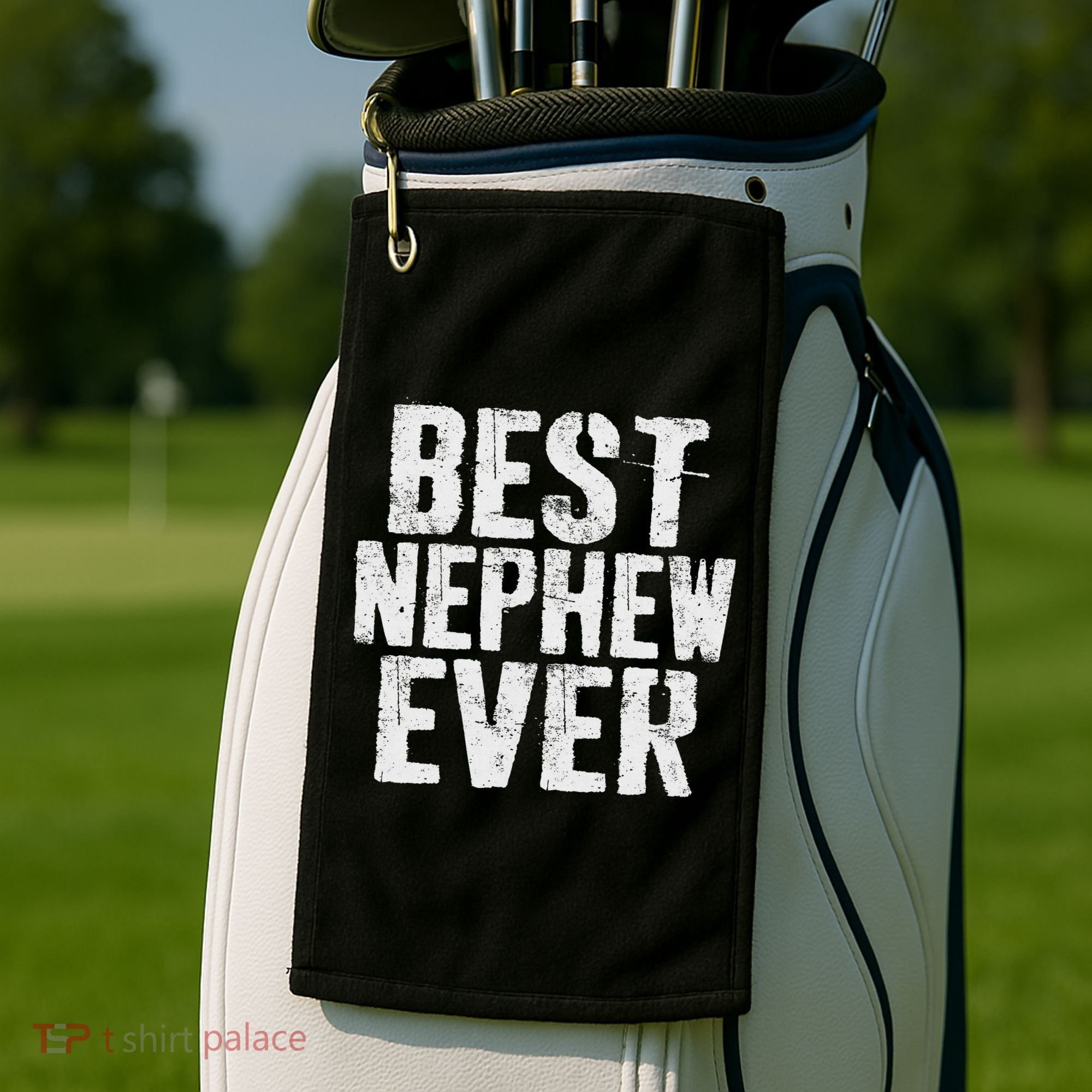 Best Nephew Ever Funny Nephew Golf Towel
