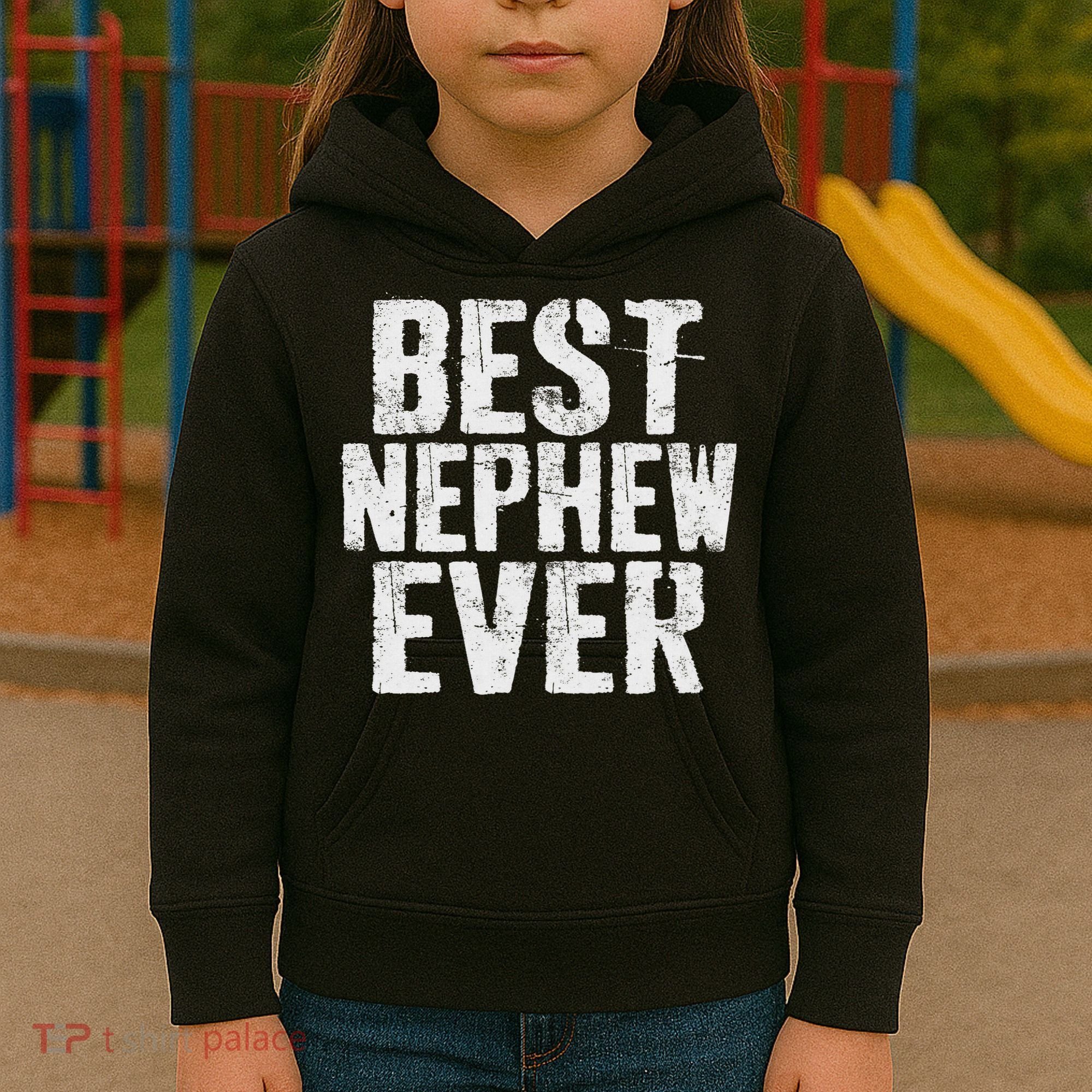 Best Nephew Ever Funny Nephew Kids Hoodie