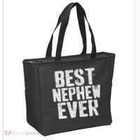 Best Nephew Ever Funny Nephew Tote Bag thumb 2
