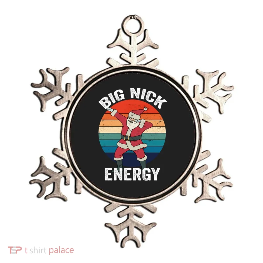 Big Nick Energy Dabbing Santa Christmas Ornament