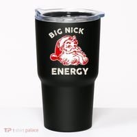 Big Nick Energy Funny Xmas Fat Santa Claus Saint Nicholas Tumbler thumb 0