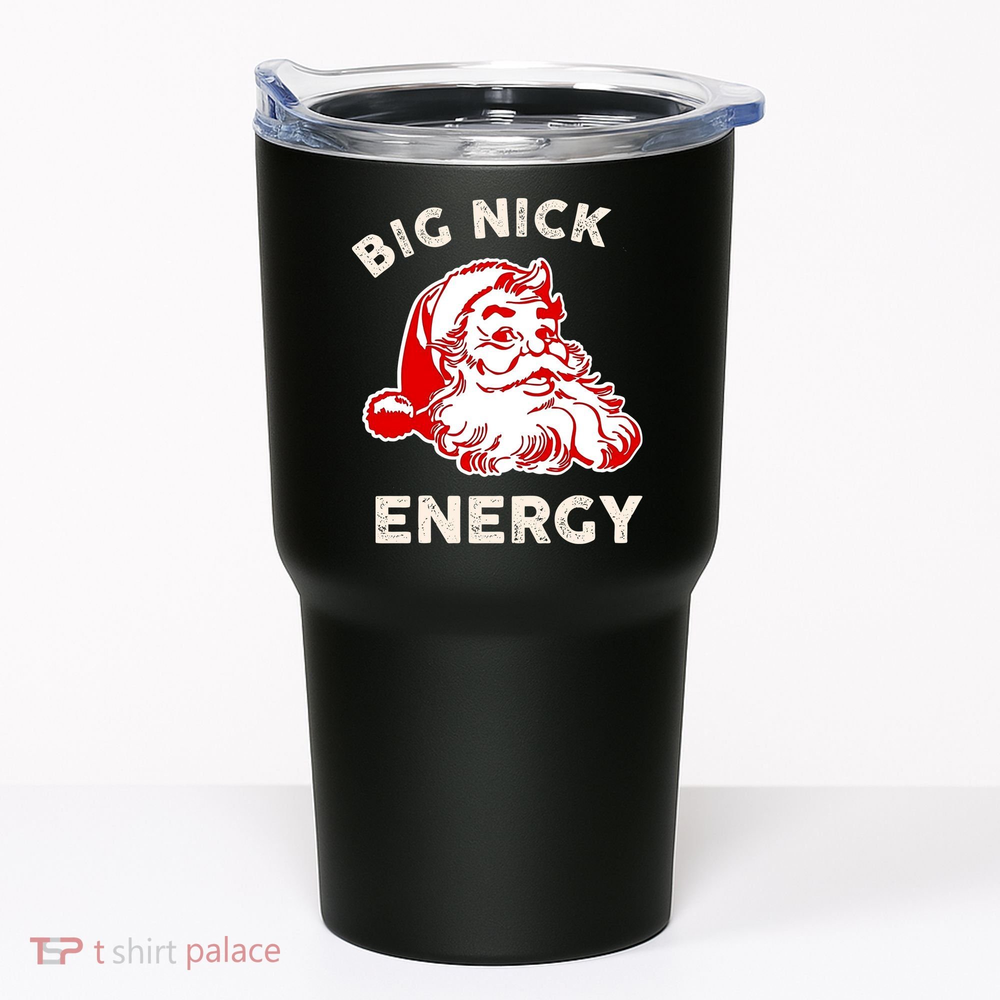 Big Nick Energy Funny Xmas Fat Santa Claus Saint Nicholas Tumbler