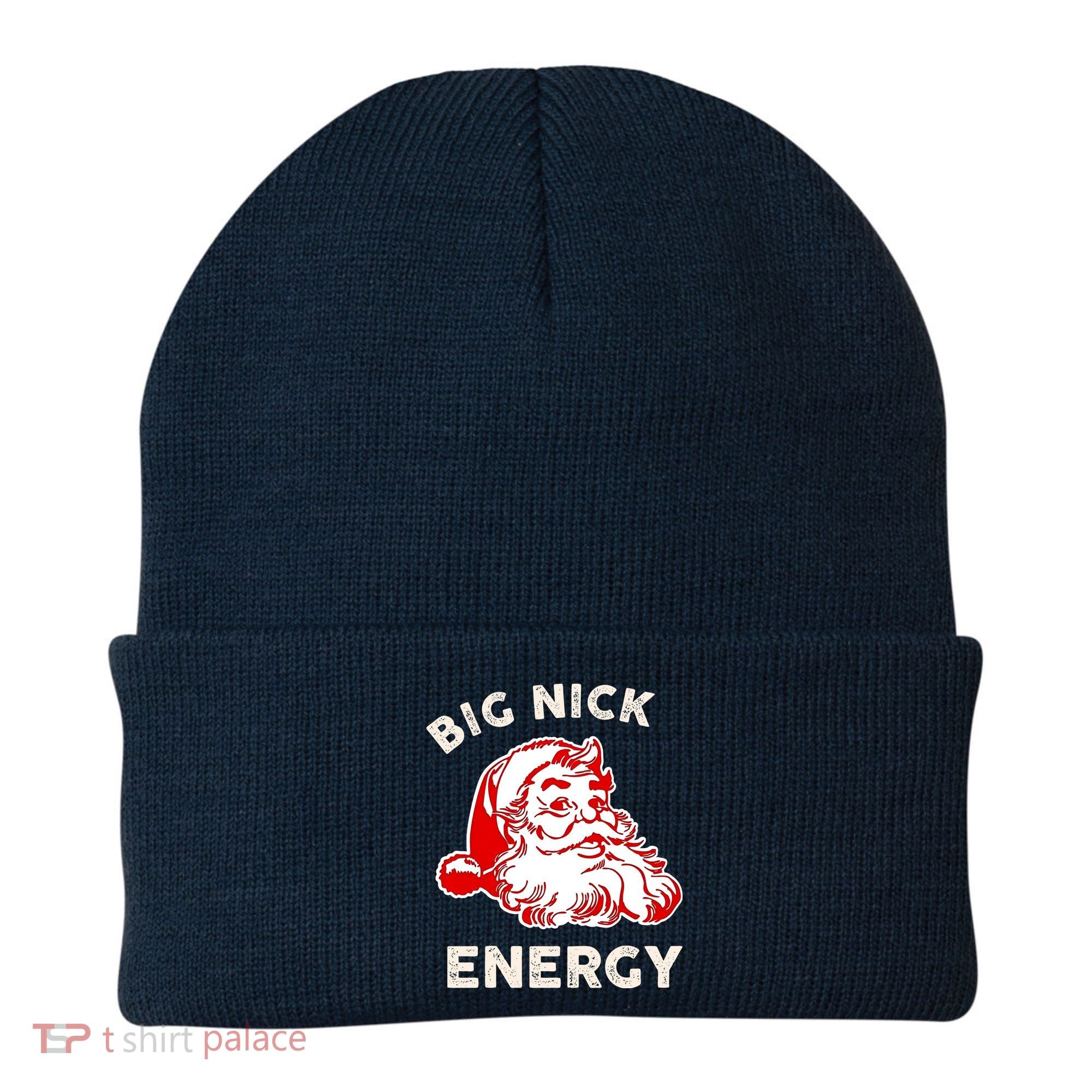 Big Nick Energy Funny Xmas Fat Santa Claus Saint Nicholas Beanie