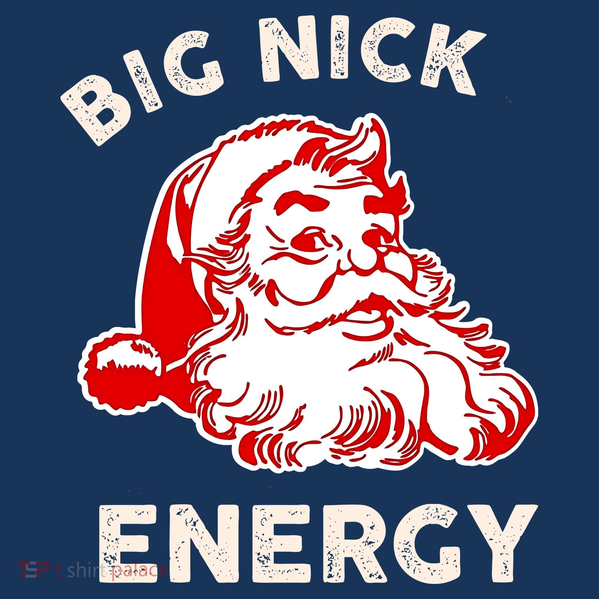 Big Nick Energy Funny Xmas Fat Santa Claus Saint Nicholas Women's Tank Top