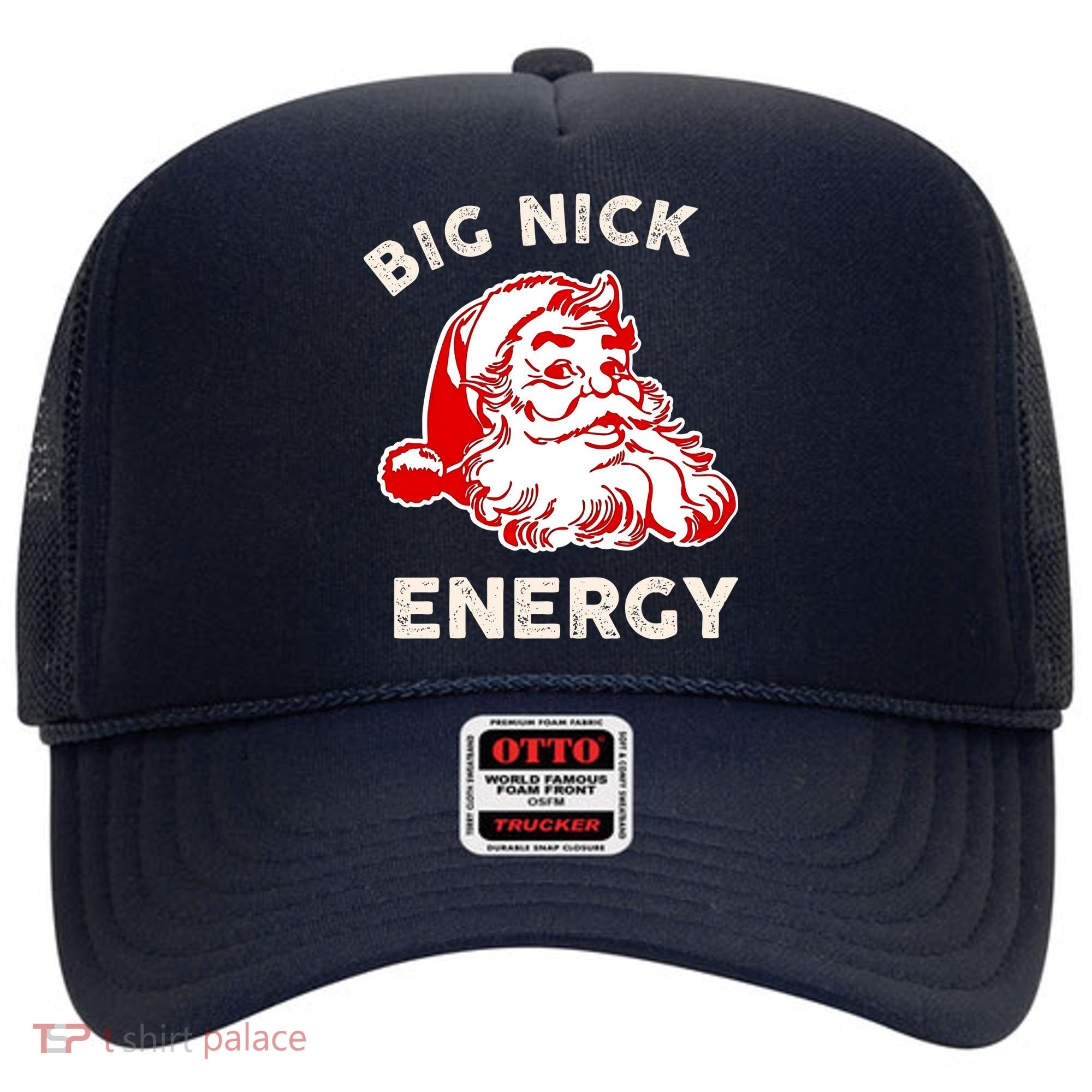 Big Nick Energy Funny Xmas Fat Santa Claus Saint Nicholas Hat