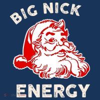 Big Nick Energy Funny Xmas Fat Santa Claus Saint Nicholas Visor thumb 3