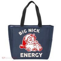 Big Nick Energy Funny Xmas Fat Santa Claus Saint Nicholas Tote Bag thumb 0
