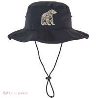 Bear Native Formline Art Salish Haida Tlingit Pacific Animal Bucket Hat thumb 0