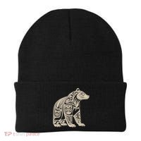 Bear Native Formline Art Salish Haida Tlingit Pacific Animal Beanie thumb 0