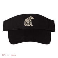Bear Native Formline Art Salish Haida Tlingit Pacific Animal Visor thumb 0