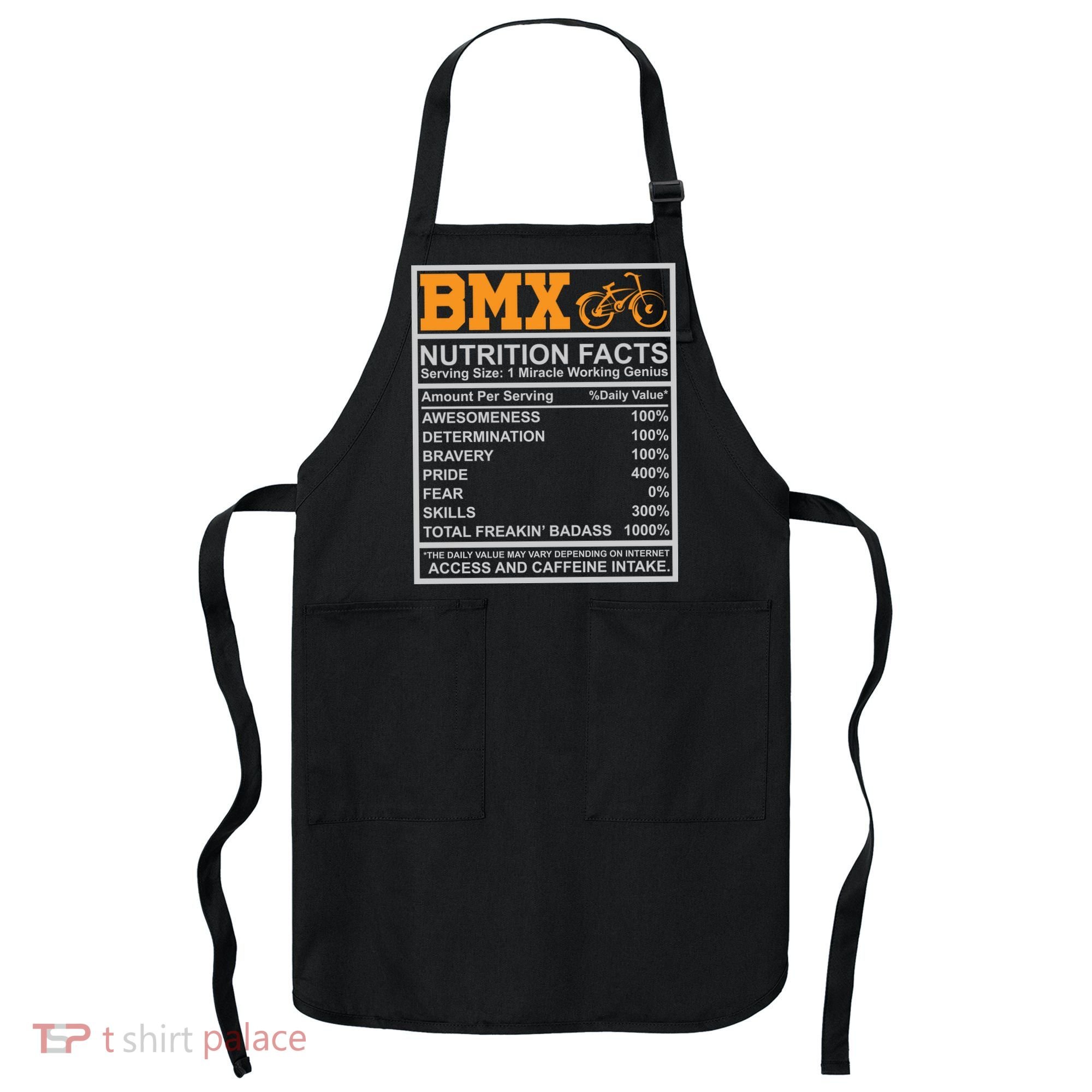 BMX Nutrition Facts Gift Cycling Apron