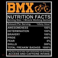 BMX Nutrition Facts Gift Cycling Coffee Mug thumb 5
