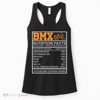 BMX Nutrition Facts Gift Cycling Women's Tank Top thumb 0