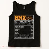BMX Nutrition Facts Gift Cycling Tank Top thumb 2