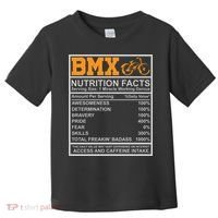 BMX Nutrition Facts Gift Cycling Toddler T-Shirt thumb 0