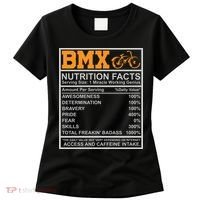 BMX Nutrition Facts Gift Cycling Women's T-Shirt thumb 0