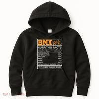 BMX Nutrition Facts Gift Cycling Kids Hoodie thumb 0