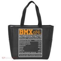 BMX Nutrition Facts Gift Cycling Tote Bag thumb 0