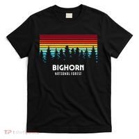 Bighorn National Forest Wyoming Retro Outdoor Adventure T-Shirt thumb 0